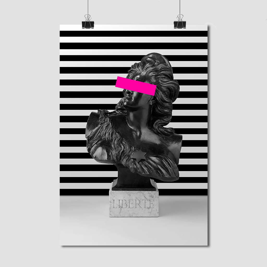 Lady Liberté No 1 - Art Print