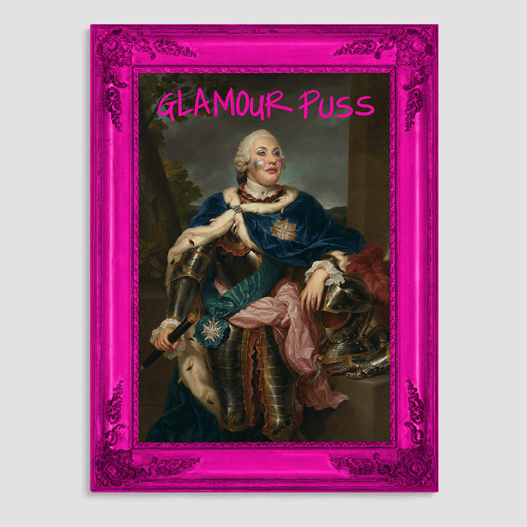 Glamour Puss Canvas Print