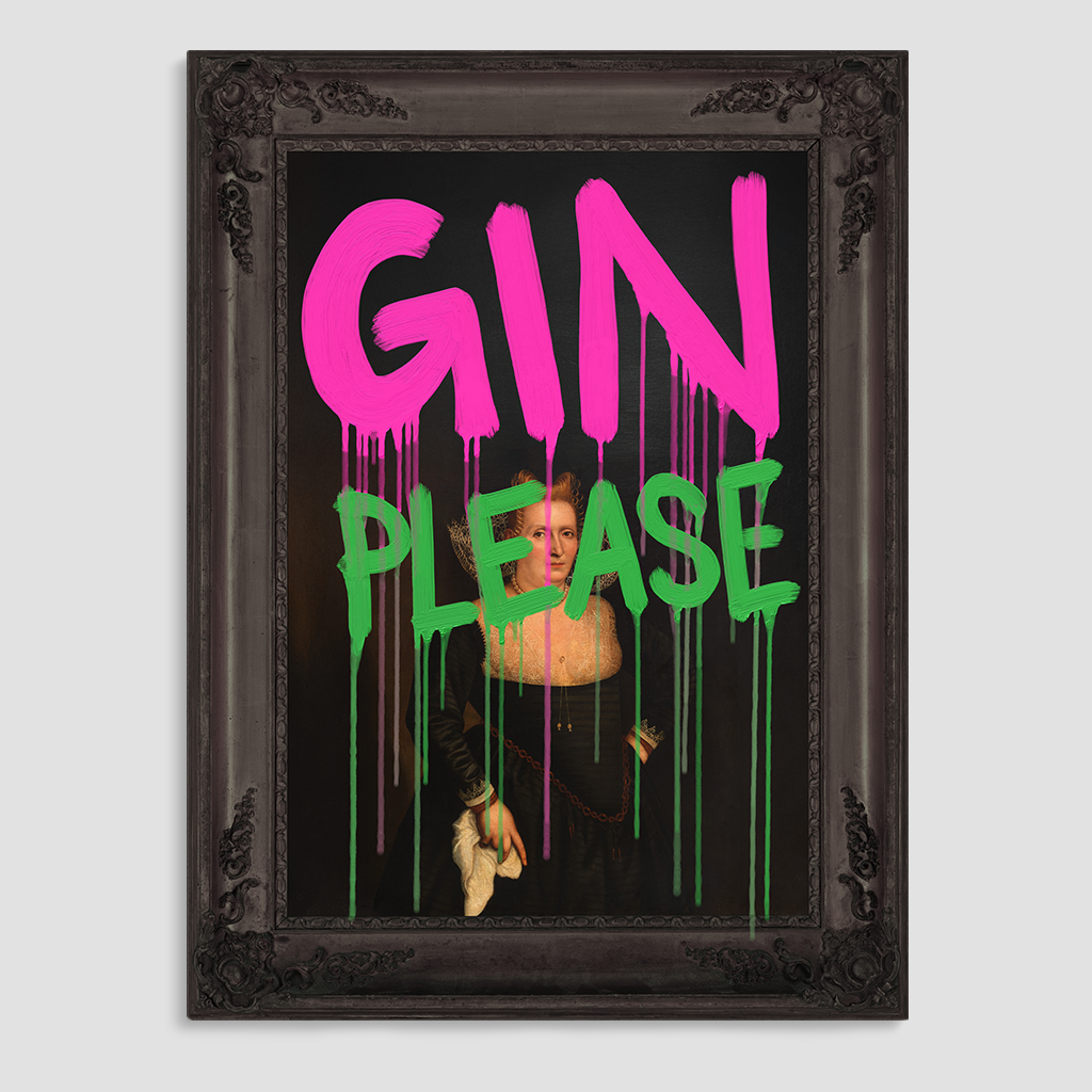 Gin Please Canvas Print