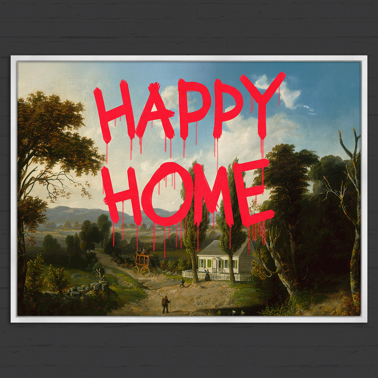 Happy Home Canvas Print