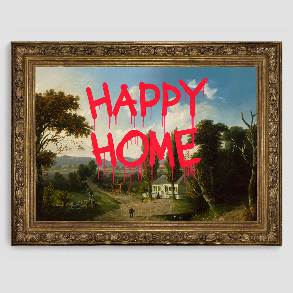 Happy Home Canvas Print