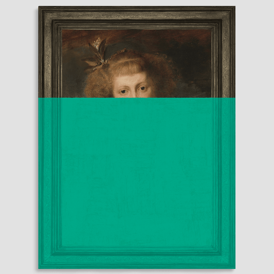 Woman with Flower Canvas Print