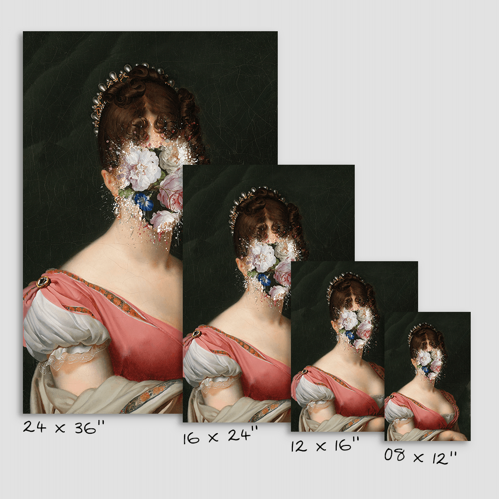 Horticultural Hortense - Fine Art Print on Paper