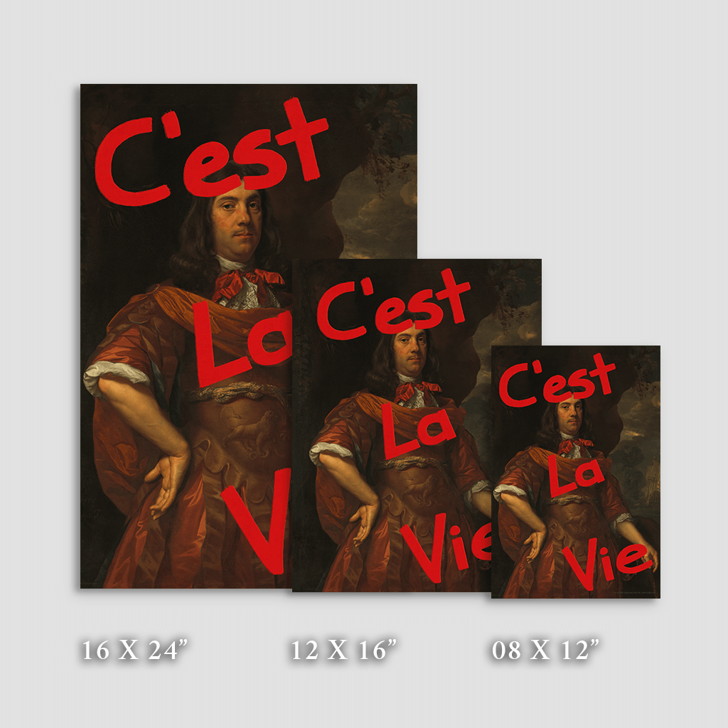 C'est La Vie Tromp - Fine Art Print on Paper