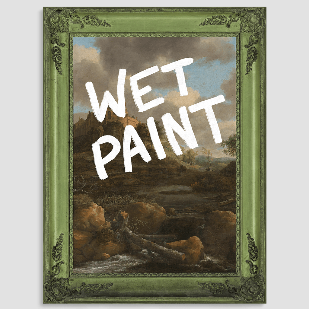 Wet Paint Canvas Print