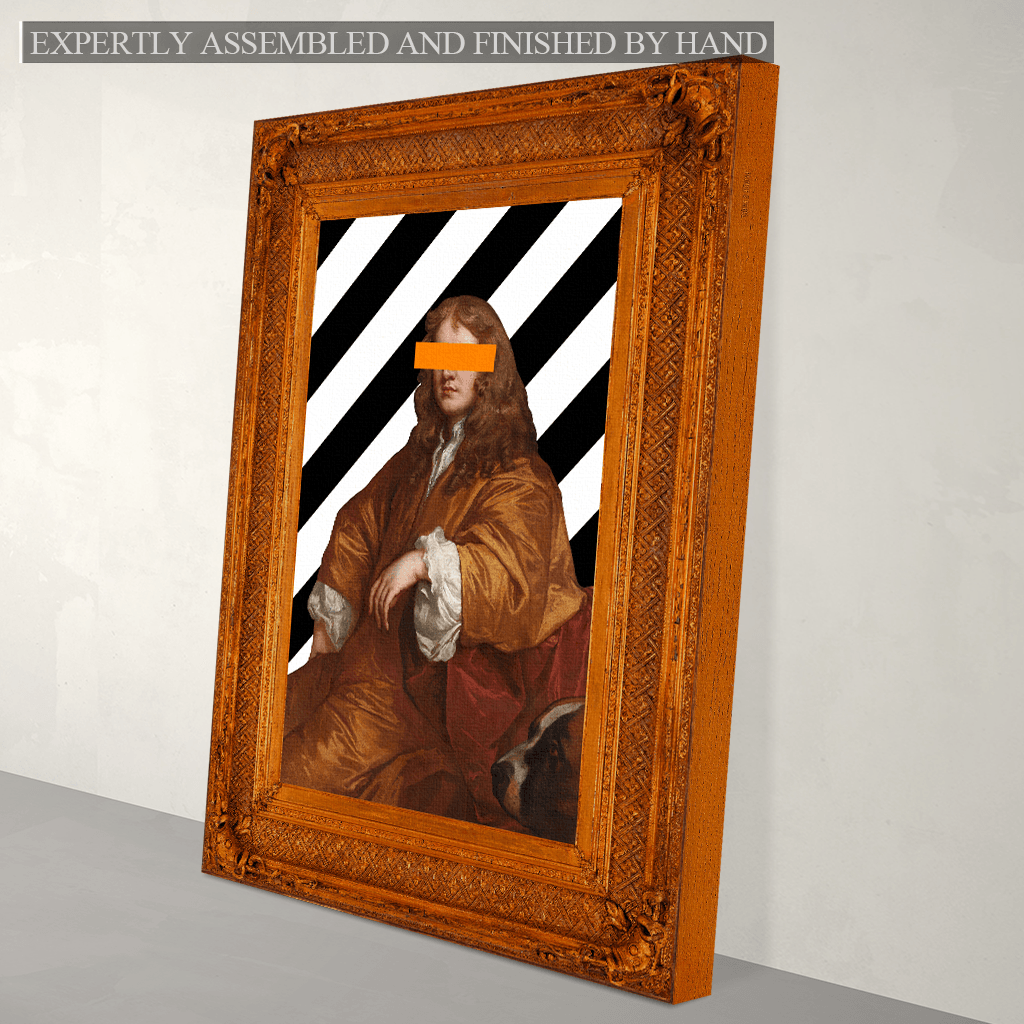 The Man in Orange - Canvas Print