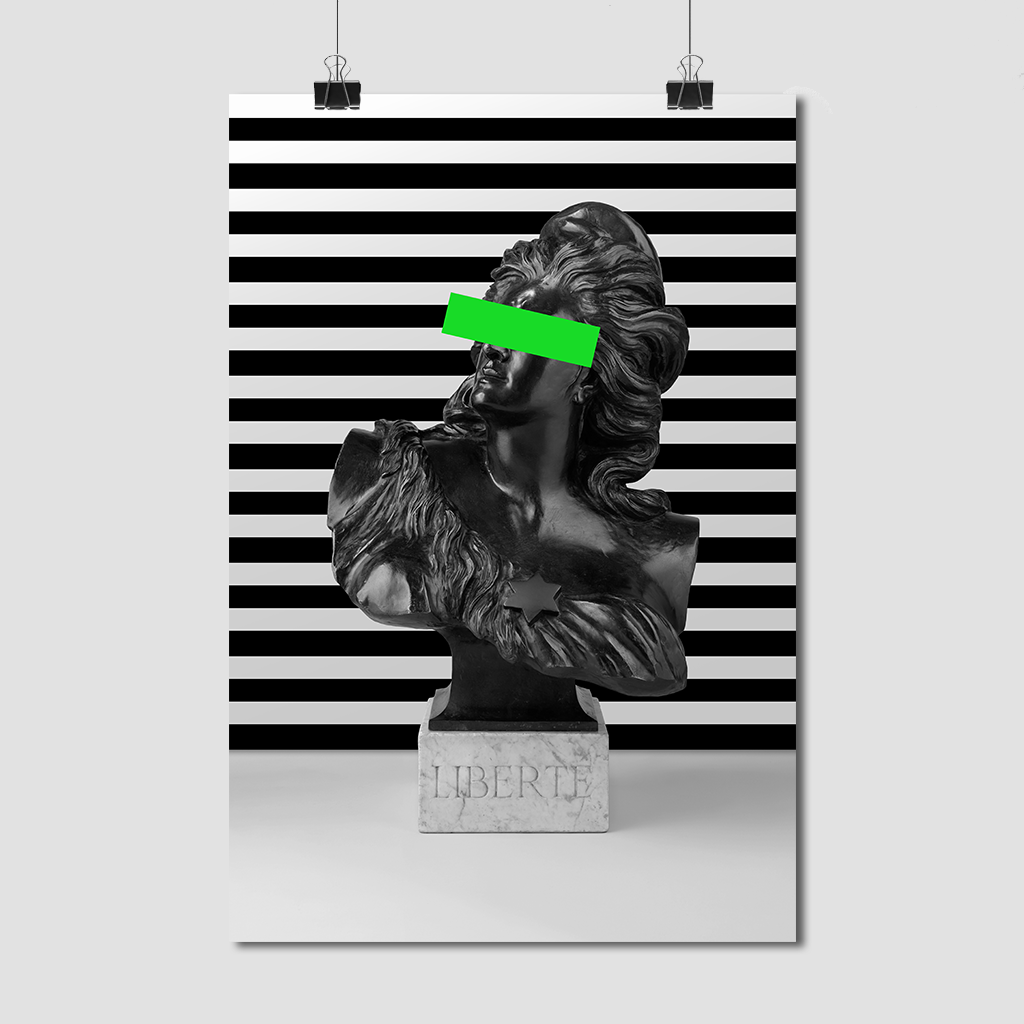 Lady Liberté No 2 - Art Print