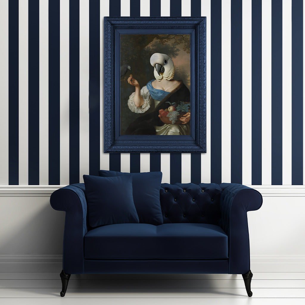 The Parrot Lady Canvas Print