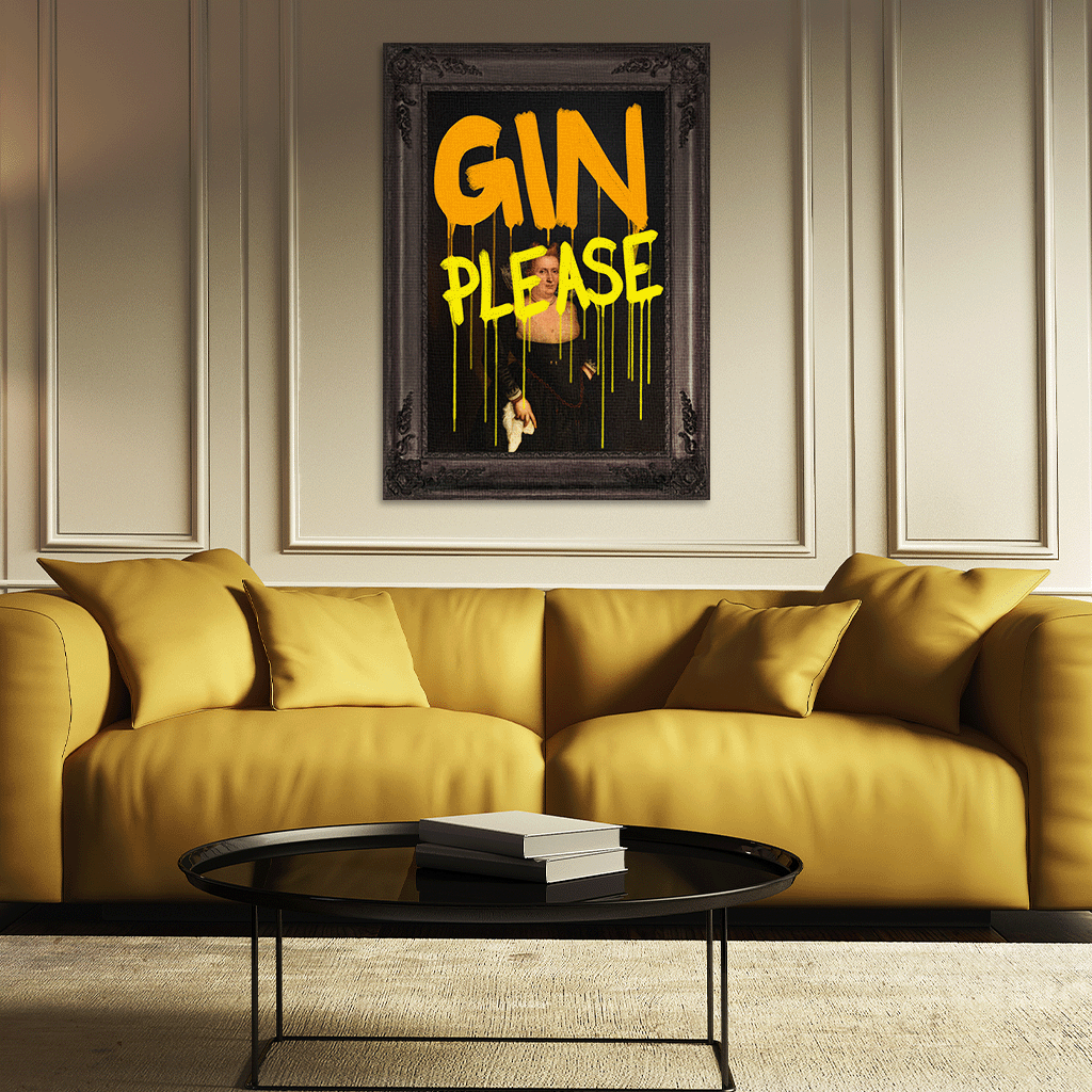 Gin Please Canvas Print