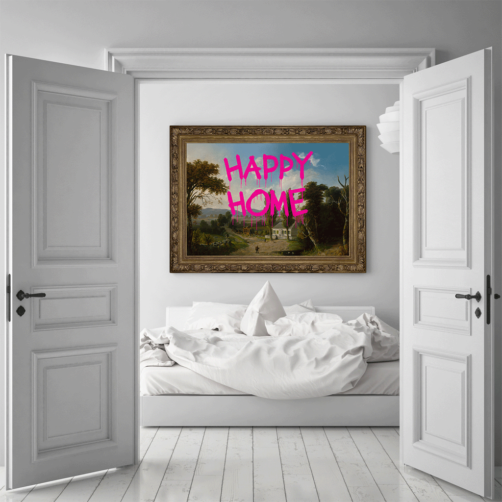 Happy Home Canvas Print