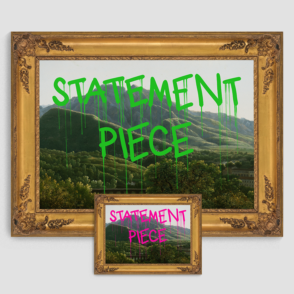 Statement Piece Canvas Print