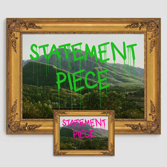 Statement Piece Canvas Print