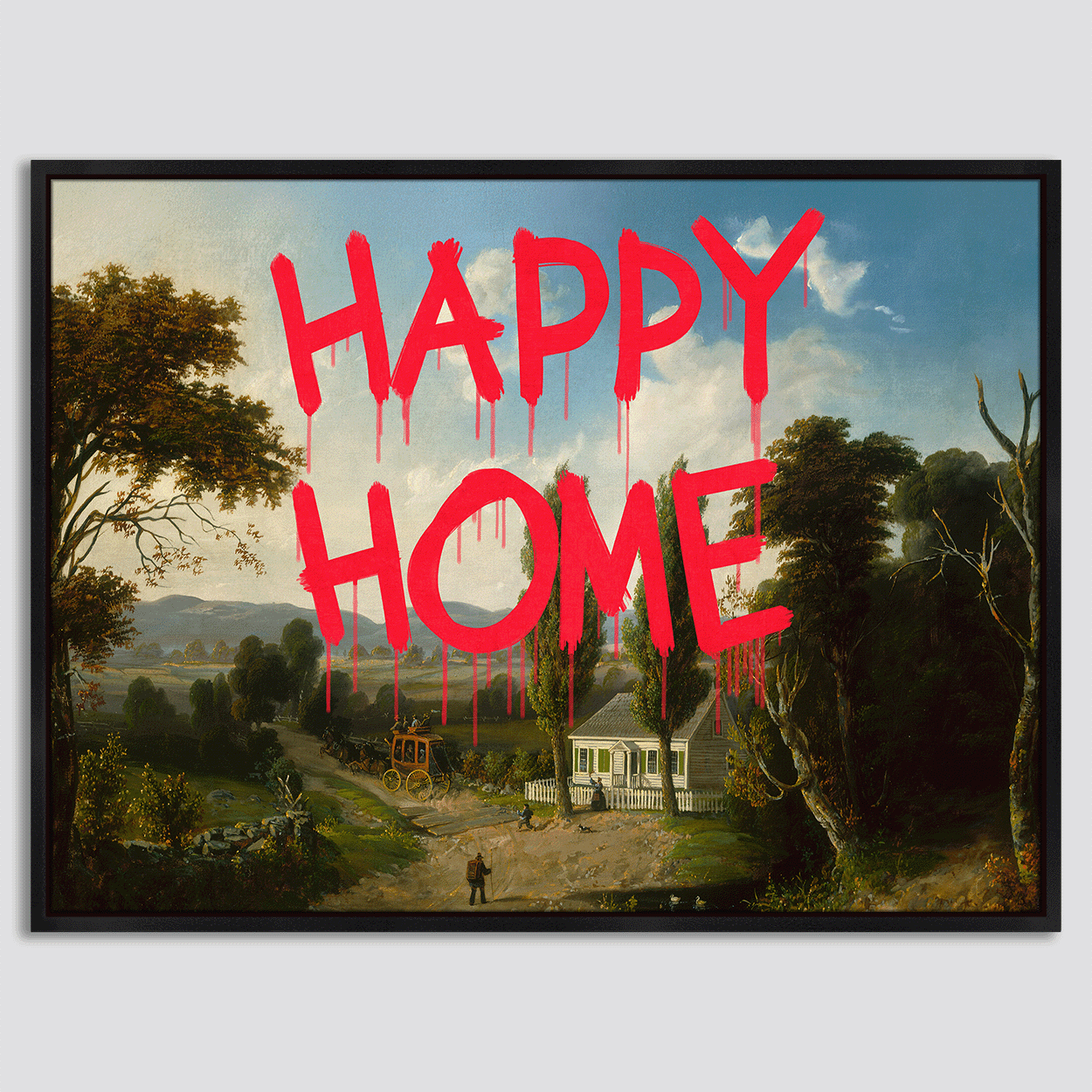 Happy Home Canvas Print