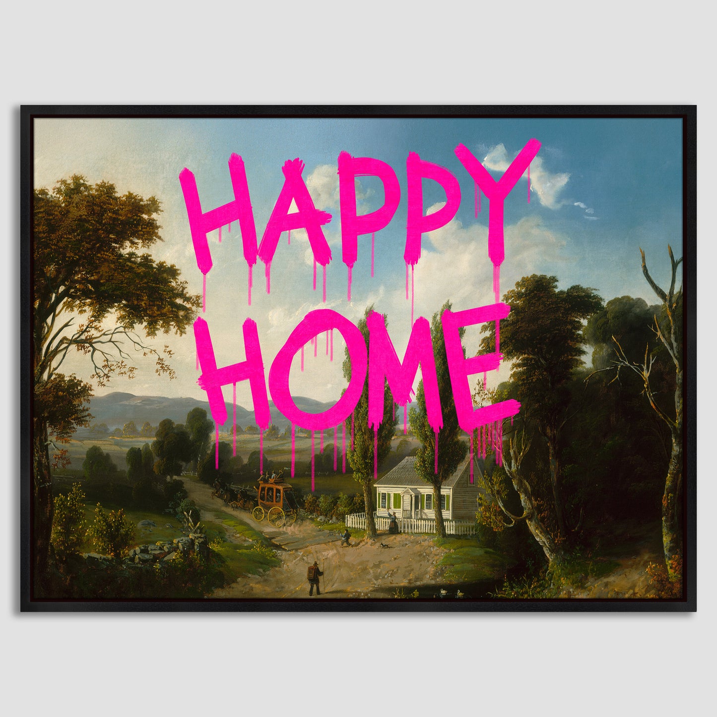 Happy Home Canvas Print