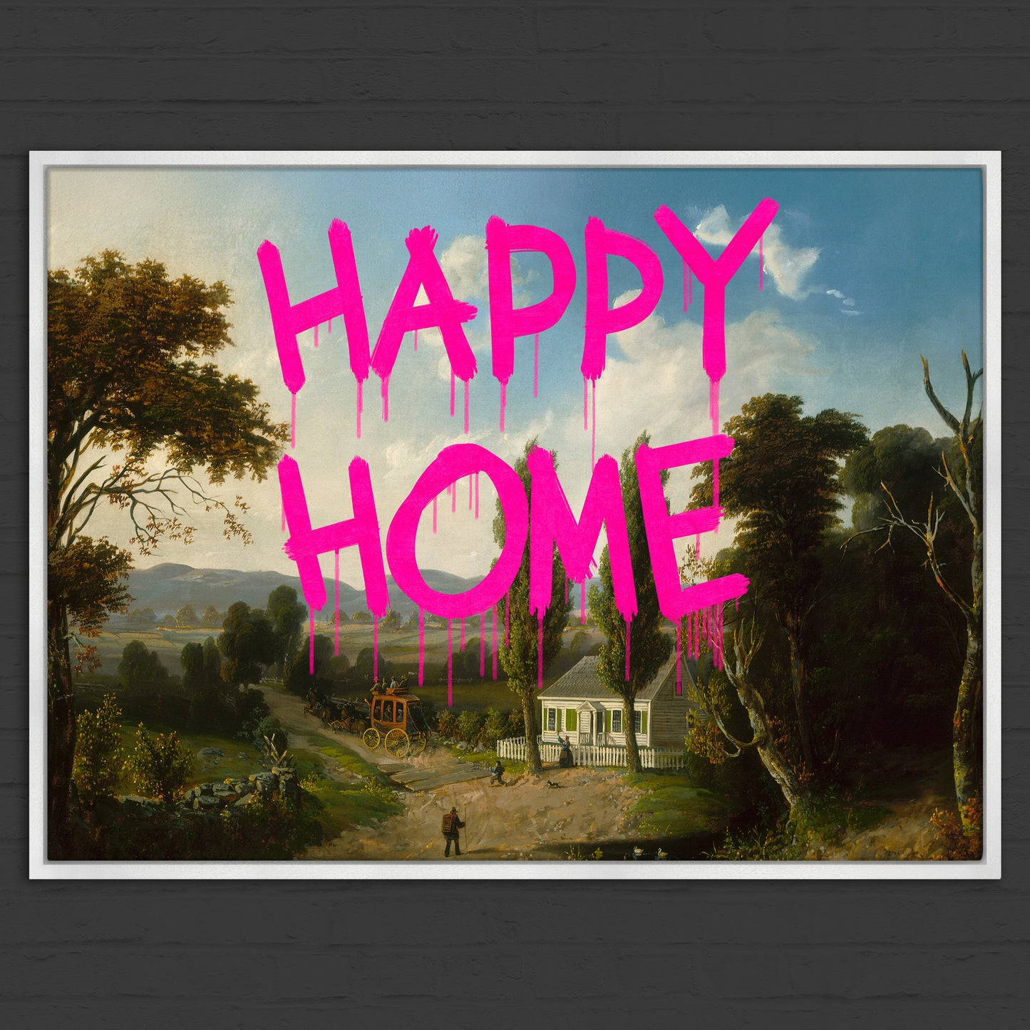 Happy Home Canvas Print