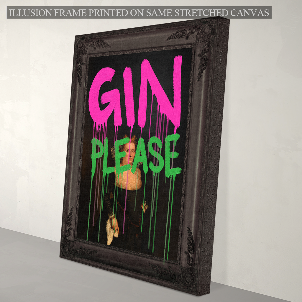 Gin Please Canvas Print