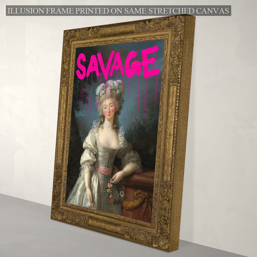 Savage Canvas Print