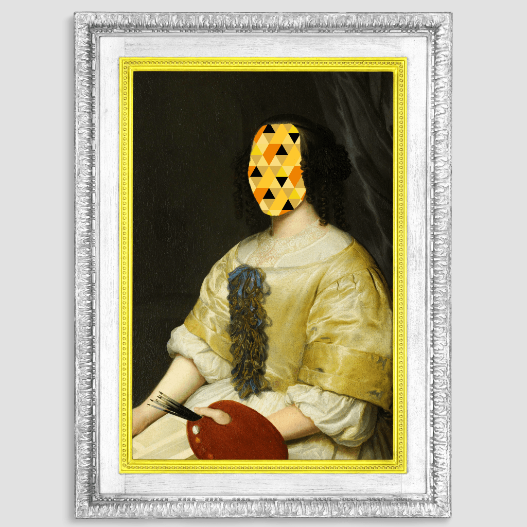 Large Eccentric Fine Art Print "Muddled Maria"