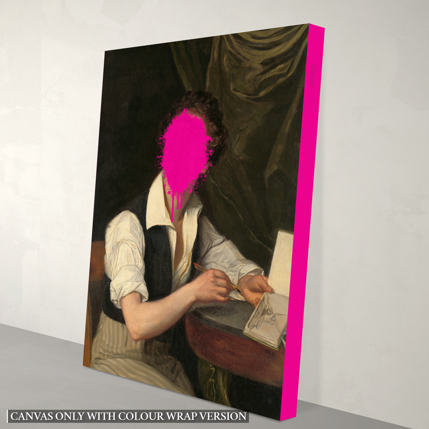 The Defacing of Charlie - Canvas Print