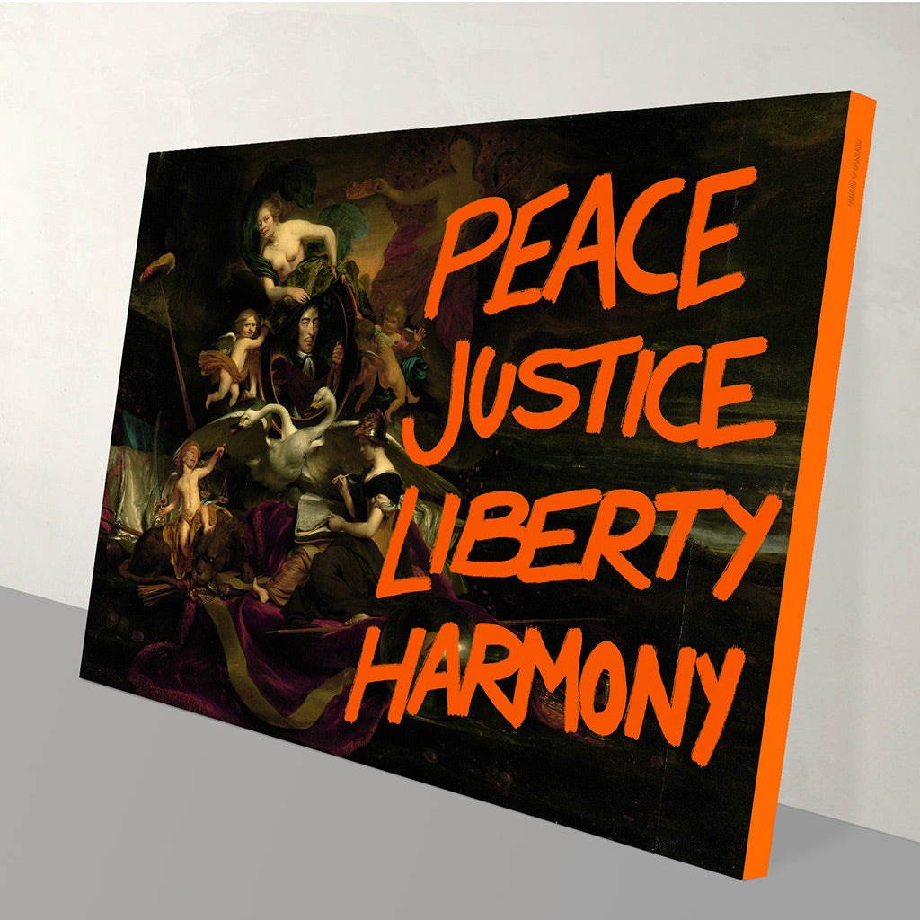 Peace and Justice Canvas Print