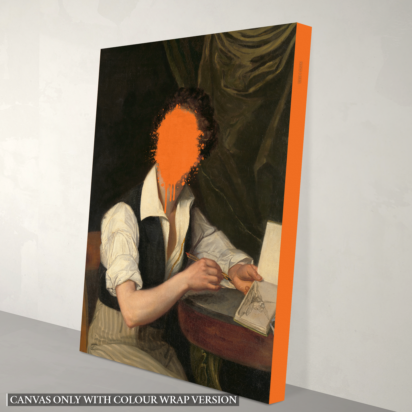 The Defacing of Charlie - Canvas Print