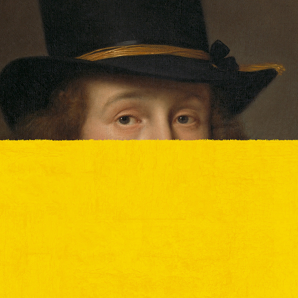 Man in Hat Canvas Print