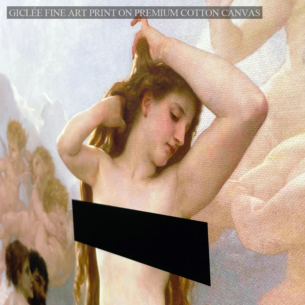 The Censorship of Venus Canvas Print