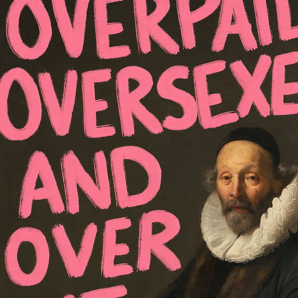 Overpaid, Oversexed and Over It - Canvas Print