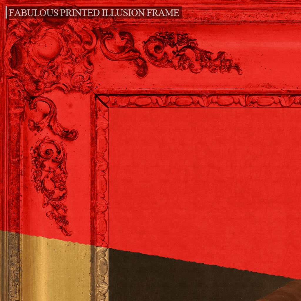 The Couple in Red - Canvas Print