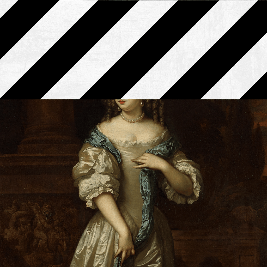 LIMITED EDITION: The Striped Lady Canvas Print