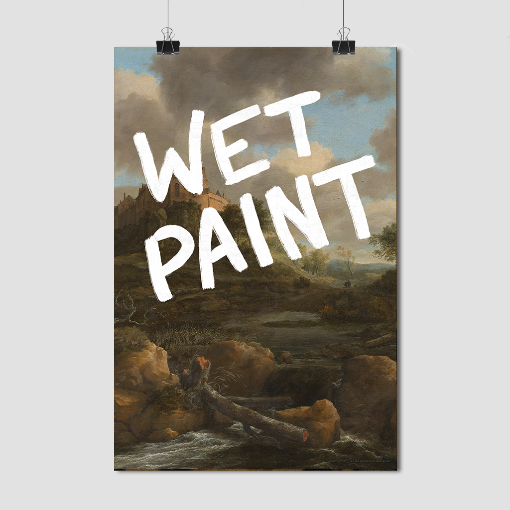 Wet Paint - Fine Art Print on Paper