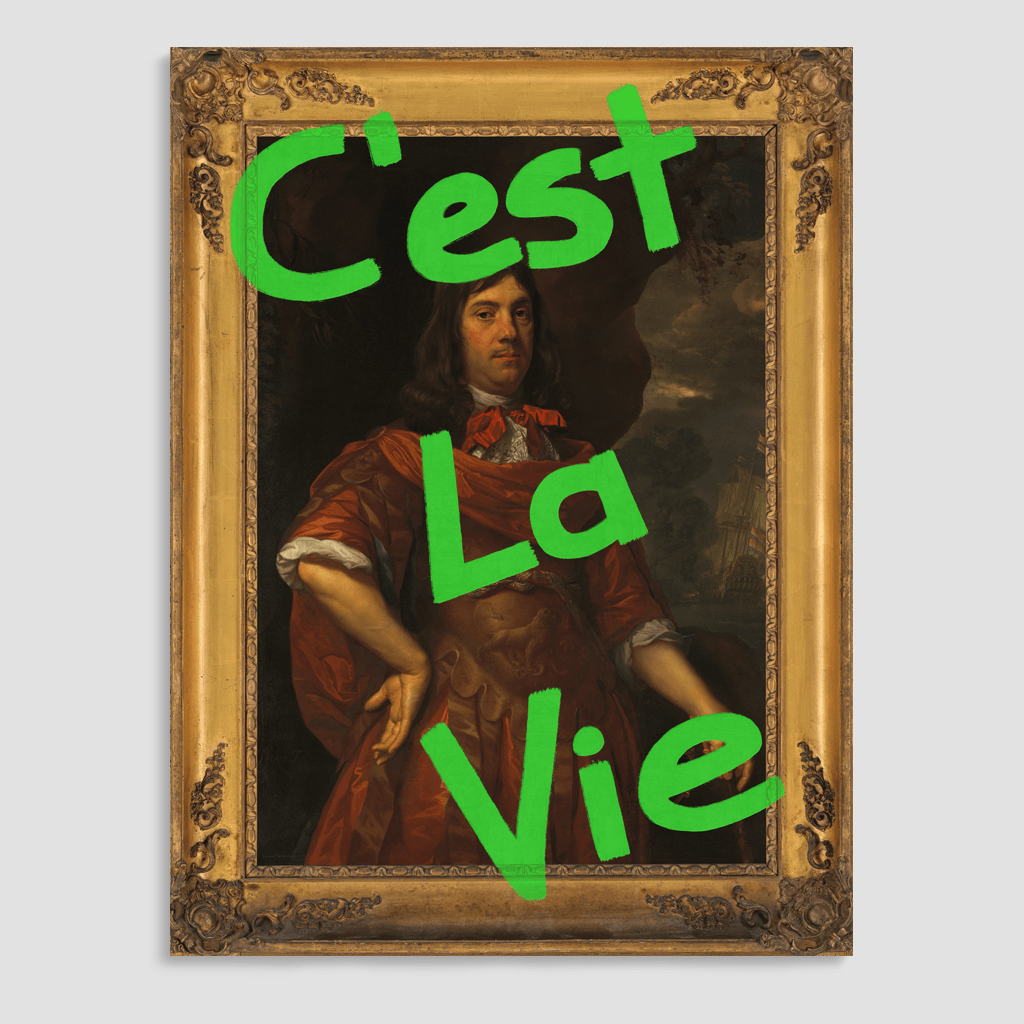 Quirky Green Art Print