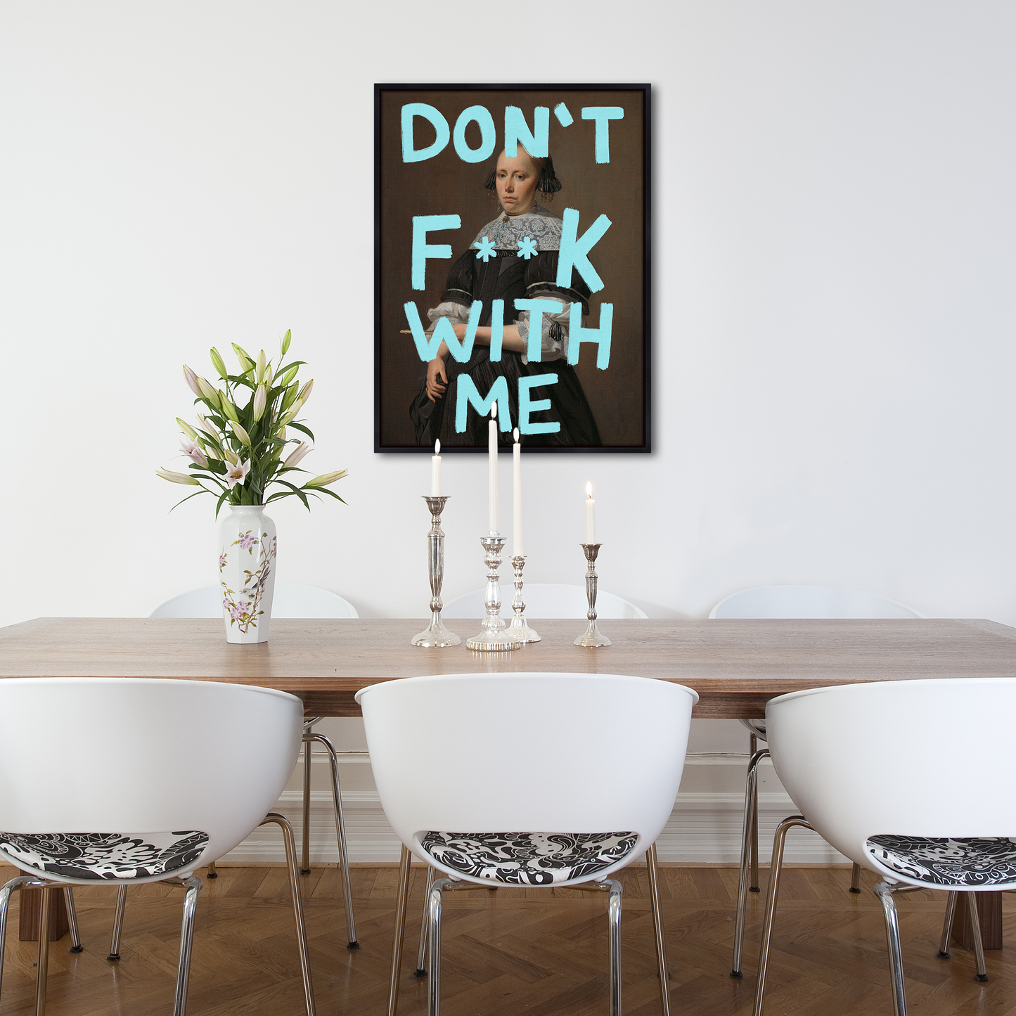 Don't F**k with Me - Canvas Print