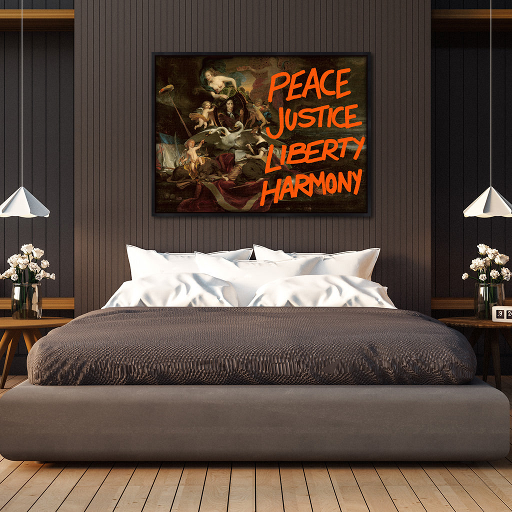 Peace and Justice Canvas Print