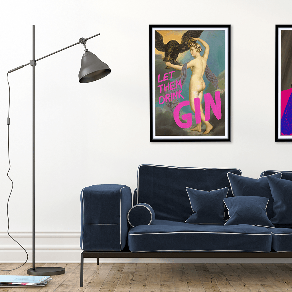 Let Them Drink Gin - Fine Art Print on Paper