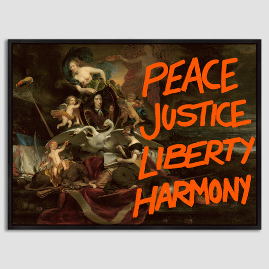 Peace and Justice Canvas Print