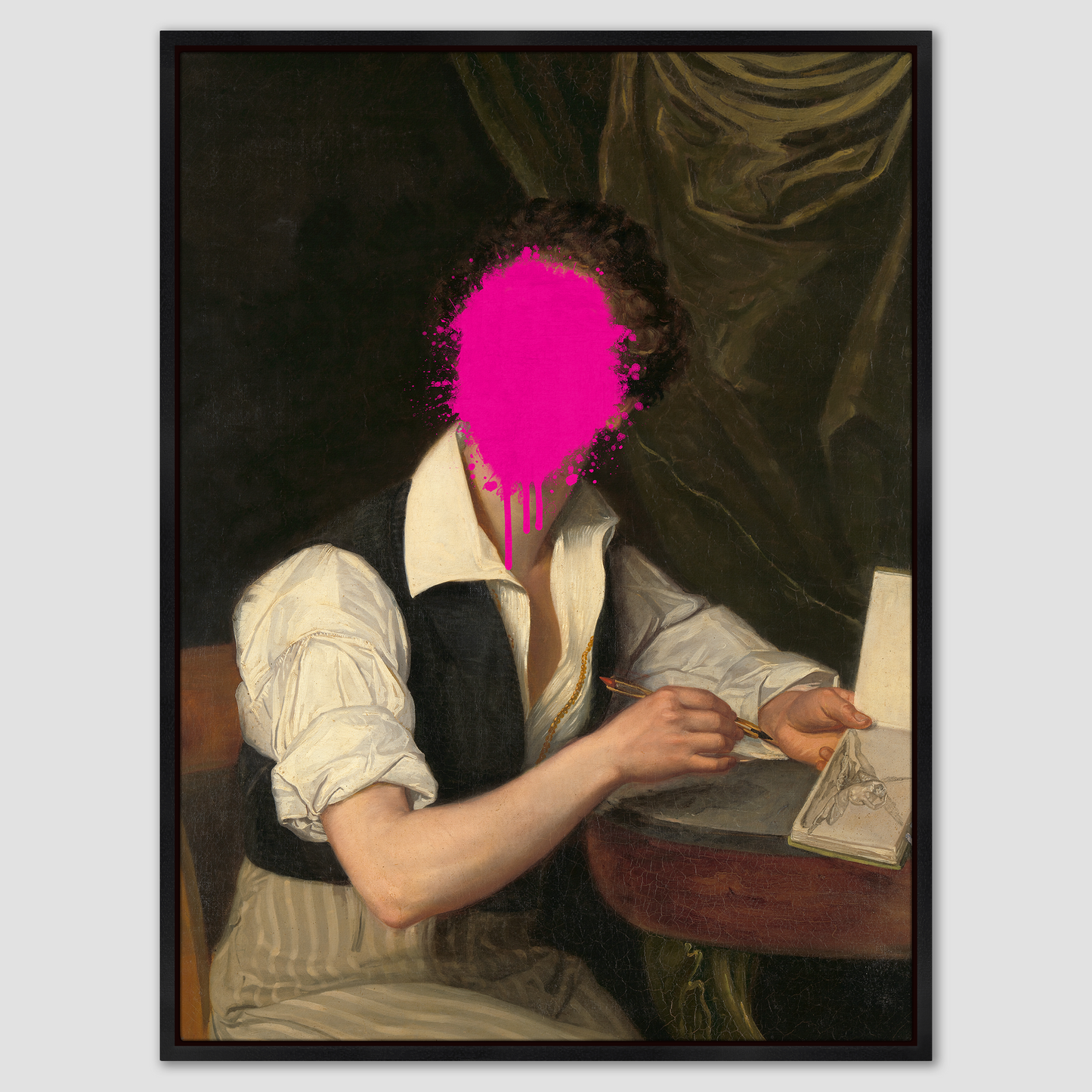 The Defacing of Charlie - Canvas Print