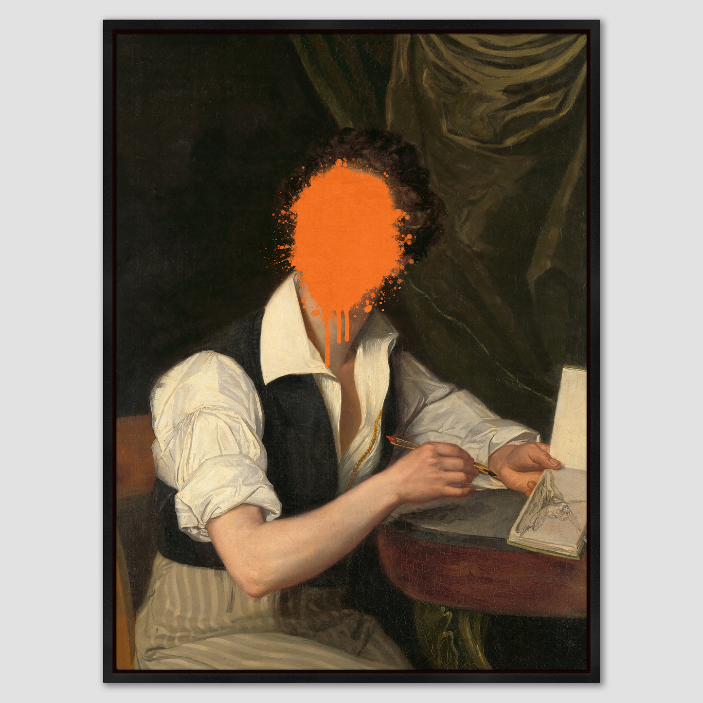 The Defacing of Charlie - Canvas Print