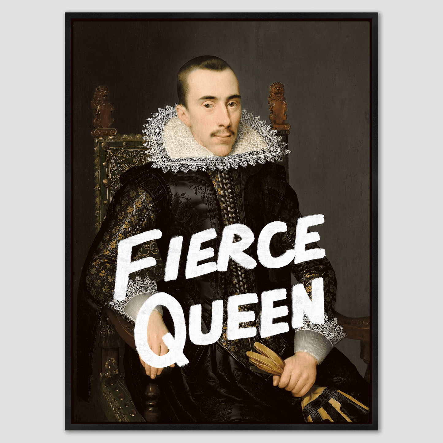 Fierce Queen Canvas Print