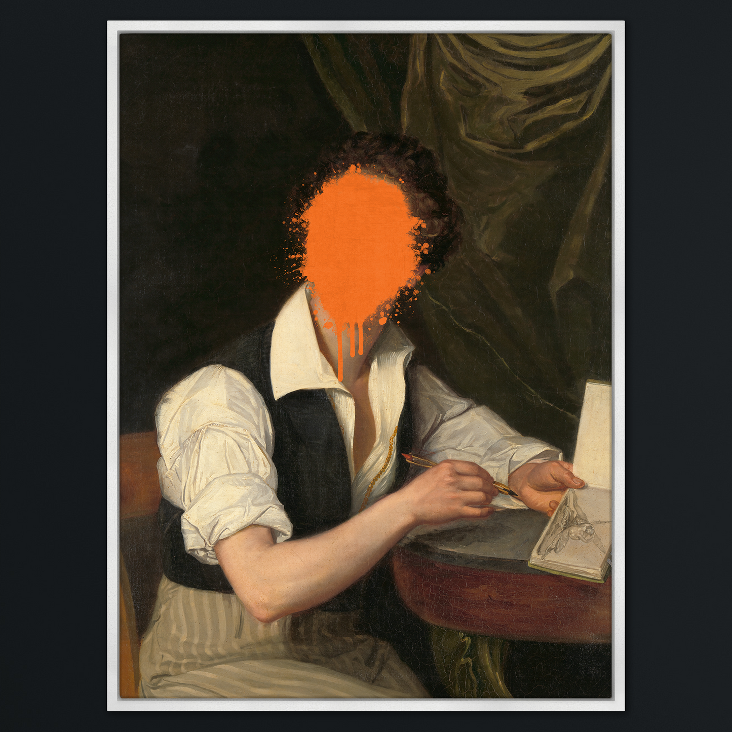 The Defacing of Charlie - Canvas Print