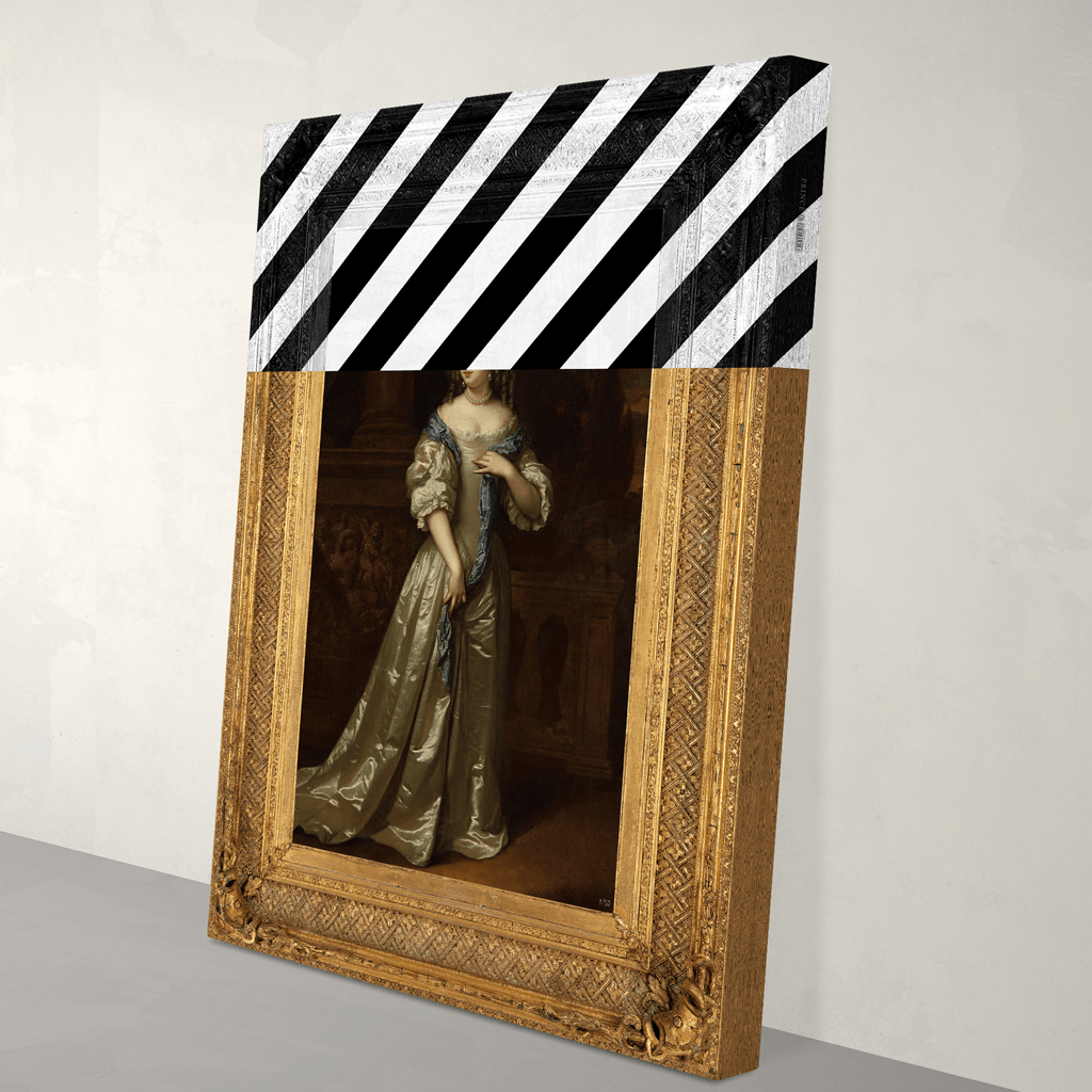 LIMITED EDITION: The Striped Lady Canvas Print