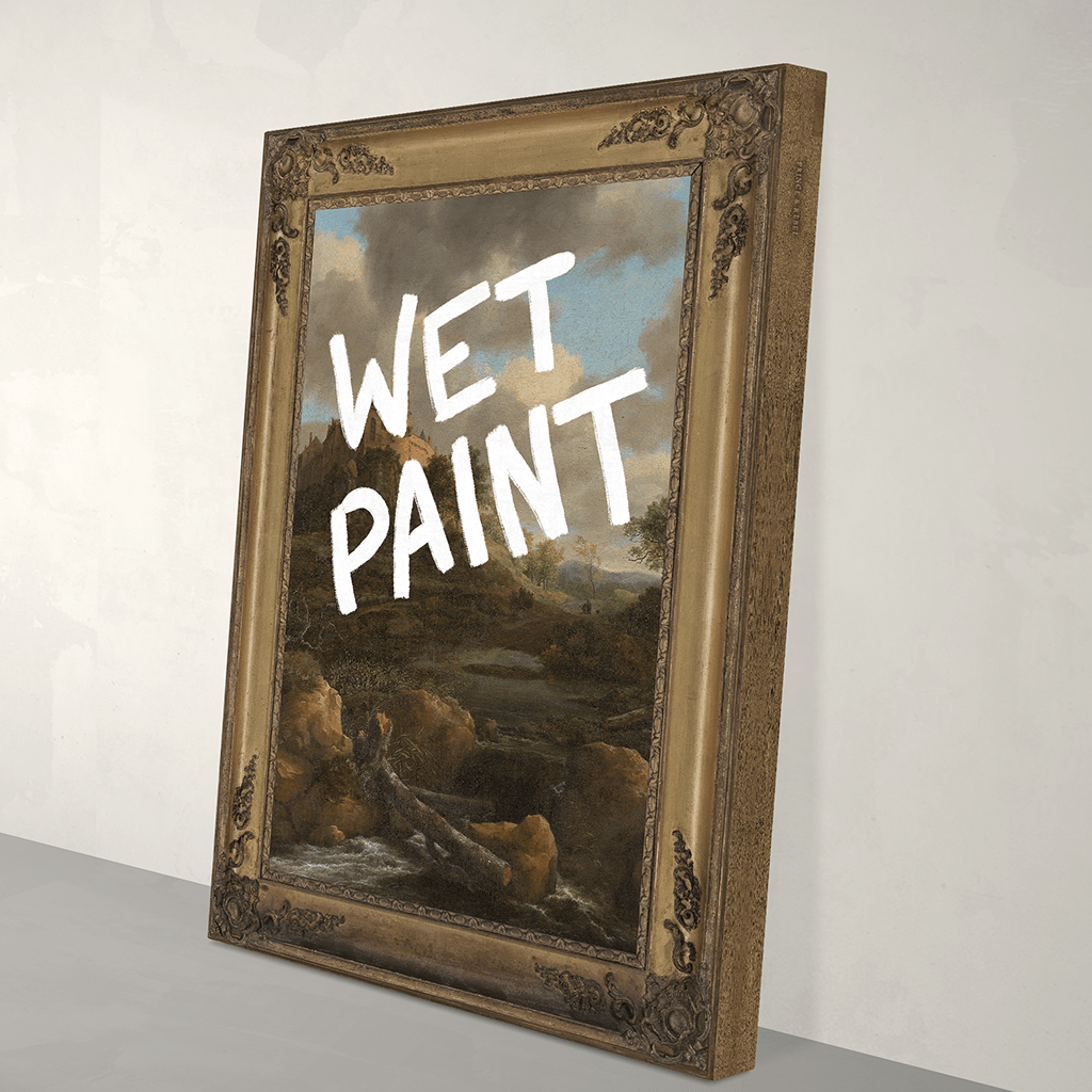 Wet Paint Canvas Print