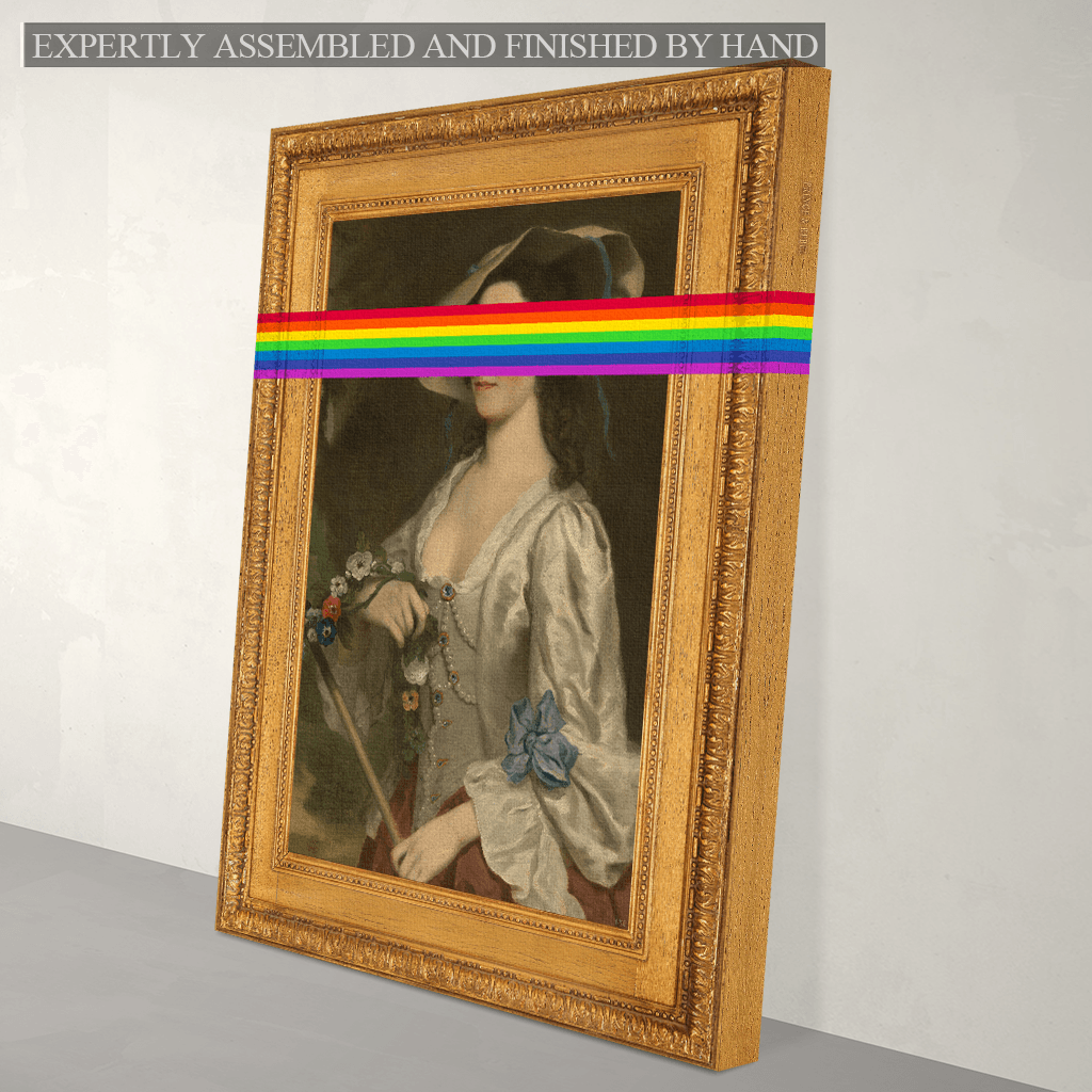 LIMITED EDITION: The Rainbow Lady Canvas Print