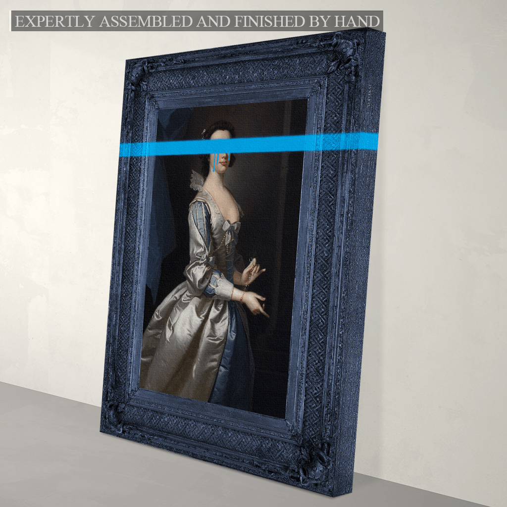 The Blue Lady Canvas Print