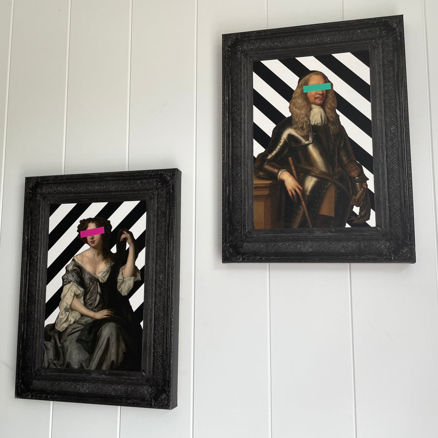 The Lady Louise and The Colonel Canvas Print Pair